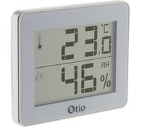 Otio Thermomètre hygromètre 936059 - écran LCD - Plage 0/50°C - Blanc