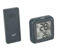 Thermomètre hygromètre Gris avec capteur sans fil - Otio