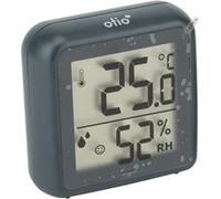 Thermomètre hygromètre intérieur + capteur - noir - Otio