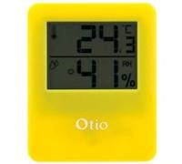 Otio thermomètre/hygromètre magnétique pour intérieur jaune Jaune G