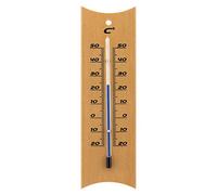 Otio - Thermomètre marron classique à alcool - blanc, Bois