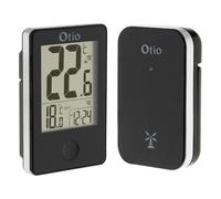 Otio Thermomètre sans fil intérieur/extérieur - Noir