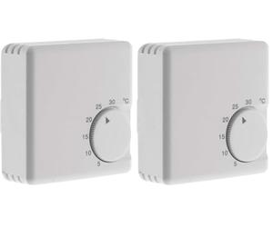 Otio Thermostat mécanique 5°C à 30°C - Blanc (Lot de 2)