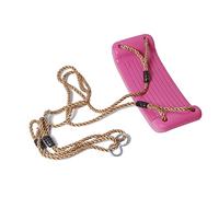 OTITU - Balançoire Enfant Exterieur, - Balançoire en Plastique Siège, Antidérapant Assise Balancoire, Baby Swing, Balançoire à Hauteur Réglable - Rose