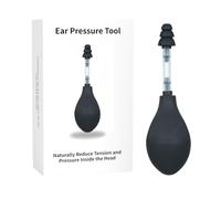 Otizen Pompetta - Solution Naturelle pour Apaiser les Acouphènes. Réduction des Sifflements d'Oreilles et du Mal des Transports. Confort Quotidien avec Silicone Doux (Noir, regular)