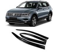 OTJSM Auto Deflecteurs d'air pour Volkswagen TIGUAN 2010-2017, Déflecteurs de Vent Déflecteurs Latéraux Deflecteur Vitre Déflecteurs de Fenêtre Latérale Déflecteur de Pluie Auto Accessoires,A