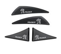 OTJSM Coin de Porte de Voiture pour Peugeot 208 2012-2015,Protecteur d'angle de Porte de Voiture Autocollant Anti-Collision de Coin de Porte de Voiture Accessoires,A-Front + Back