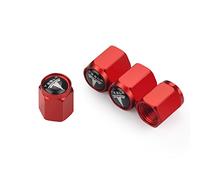 OTJSM Valve Pneu Voiture pour Tesla Model 3, Bouchons de Valve de Pneu Résistant à la Corrosion Bouchon de Valve Voiture Anti-poussière Couverture Voiture Accessoires,A-4