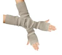OTKARXUS 1 paire de mitaines tricotées avec trou pour le pouce, chauffe-poignets chauds à manches longues pour femmes et filles
