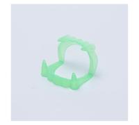 OTKSMDYY 5 pièces Helloween Dents de Vampire Personnage rétractable Adulte dentier Zombie Ensemble(Green)