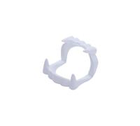 OTKSMDYY 5 pièces Helloween Dents de Vampire Personnage rétractable Adulte dentier Zombie Ensemble(White)