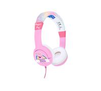 OTL Peppa Pig - Écouteurs - sur-oreille - filaire - jack 3,5mm - rose, éclat arc-en-ciel