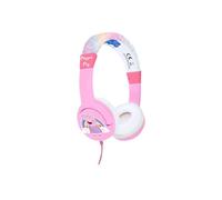 OTL Peppa Pig - Écouteurs - sur-oreille - filaire - jack 3,5mm - rose, éclat arc-en-ciel