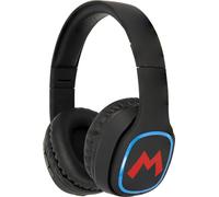 OTL Technologies Casque audio Bluetooth TWEEN Super Mario Icon (pliable, arceau rembourré, design élégant, autonomie jusqu'à 30 heures, pour adolescents et adultes), Noir