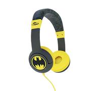 OTL Technlogies Batman Caped Crusader Junior Casque d'écoute, Filaire, pour Enfants (Produit sous Licence Officielle)