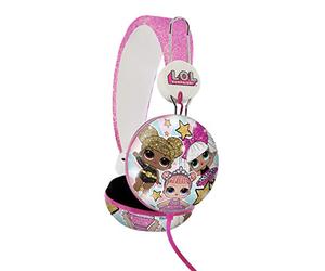 OTL Technlogies LOL Surprise Glitter Glam Tween Dome Casque d'écoute, Filaire, pour Enfants (Produit sous Licence Officielle)