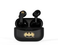 OTL Technologies Bluetooth V5.0 Ecouteurs pour enfants Batman avec boîtier de recharge, noir, one Size