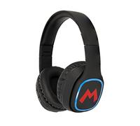 OTL Technologies Casque audio Bluetooth TWEEN Super Mario Icon (pliable, arceau rembourré, design élégant, autonomie jusqu'à 30 heures, pour adolescents et adultes), Noir