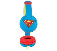 OTL Technologies Casque DC Comics Superman Kidsafe – 85 dB limité – Arceau réglable – Filaire 3,5 mm