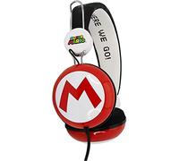 OTL Technologies Casque Super Mario Icon Core Tween – vol. limité 85 dB – Rouge/Blanc