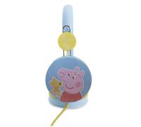 OTL Technologies Casque d'écoute pour enfants Peppa Pig - Bleu, filaire, 20-20000 Hz, 3-7 ans