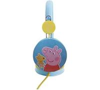 OTL Technologies Casque Enfant Peppa Pig Bleu avec Volume limité pour Enfants de 3 à 7 Ans
