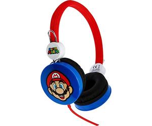 OTL Technologies Casque stéréo Nintendo Super Mario pour Enfants avec limitation du Volume (Max 85 DB) et Bandeau réglable pour Une Meilleure expérience de Confort.