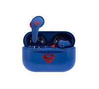 OTL Technologies Écouteurs sans fil DC Comics Superman DC0880 Bluetooth 5.0 Boîtier de charge Bleu