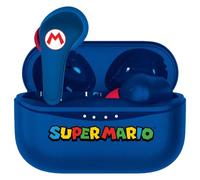 OTL Technologies Écouteurs sans fil Nintendo Super Mario Bluetooth V5.0 Autonomie 6h Boîtier bleu