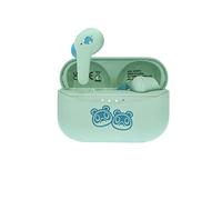 OTL Technologies Écouteurs sans fil Animal Crossing AC0875 avec étui de chargement, vert