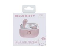 OTL Technologies Ecouteurs sans Fil Bluetooth V5.0 pour Enfant Hello Kitty avec boîtier de Chargement Rose