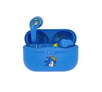 OTL Technologies Ecouteurs sans Fil Bluetooth V5.0 pour Enfant Sonic The Hedgehog avec boîtier de Chargement Bleu