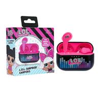OTL Technologies Écouteurs sans fil LOL Bluetooth V5.0 pour enfant Boîtier de chargement Violet