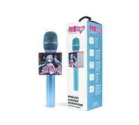 OTL Technologies Hatsune Miku HM1013 Microphone de karaoké sans fil avec haut-parleur intégré