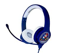 OTL Technologies Mario Kart Casque interactif, Filaire, Microphone Inclus, pour Enfants (Produit sous Licence Officielle) MK0819 Bleu
