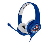 OTL Technologies Mario Kart Casque interactif, Filaire, Microphone Inclus, pour Enfants (Produit sous Licence Officielle) MK0819 Bleu
