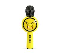 OTL Technologies Microphone karaoké Pokémon Pikachu avec Haut-Parleur sans Fil et lumières LED