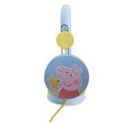 OTL Technologies Peppa Pig Écouteurs Avec fil Arceau Musique Bleu, Jaune