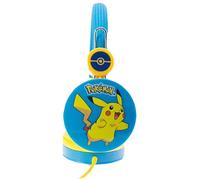 OTL Technologies Casque arceau Pokémon Pikachu filaire, volume limité, bleu et jaune