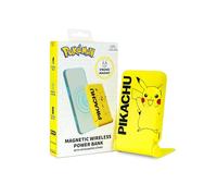 Banque de puissance magnétique - POKEMON - Pikachu - Jaune - 5000 mAh - Câbles inclus