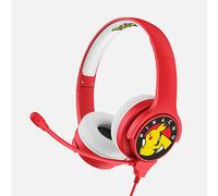 OTL Technologies Pokémon Pikachu Casques Avec fil Arceau Gaming Rouge, Blanc