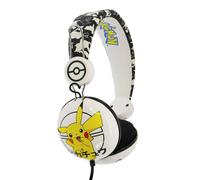 OTL Technologies Pokémon Pikachu Japanese Casques Avec fil Arceau Musique Noir, Blanc, Jaune