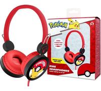 OTL Technologies Pokémon Pikachu PK1122 Casque filaire rouge 85dB 3-7 ans pour enfants