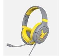 OTL Technologies Pokémon PK0862 écouteur/casque Écouteurs Avec fil Arceau Jouer Gris, Jaune Jaune G