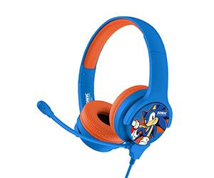 OTL Technologies SH0907 Sonic The Hedgehog Casque d'écoute Filaire interactif avec Micro Amovible