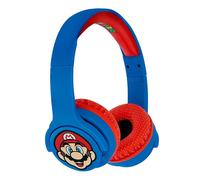 OTL Technologies SM0694 Casque & écouteurs Sans fil Bandeau Gaming Bluetooth Bleu, Rouge