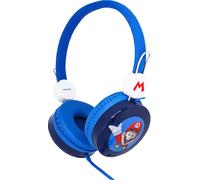 OTL Technologies SM1109 Casque filaire Mario Mario pour enfants, limite 85 dB, 3-7 ans