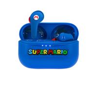 OTL Technologies Écouteurs sans fil Nintendo Super Mario Bluetooth V5.0 Autonomie 6h Boîtier bleu