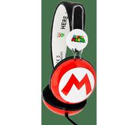 Otl Technologies Super Mario Icon Red Black Headphones Marchandise Taille unique Unisex