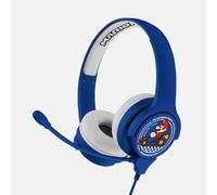 OTL Technologies Super Mario Nintendo Mariokart Casque Avec fil Arceau Gaming Bleu, Blanc